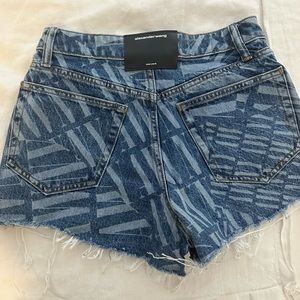 Alexander wang brand new jean shorts